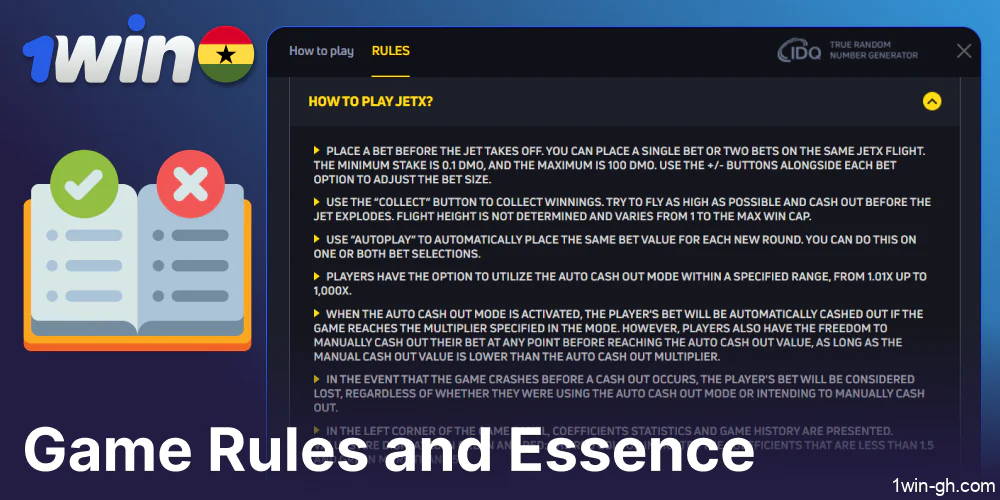 Information about Jet X game main rules and featrures on 1win
