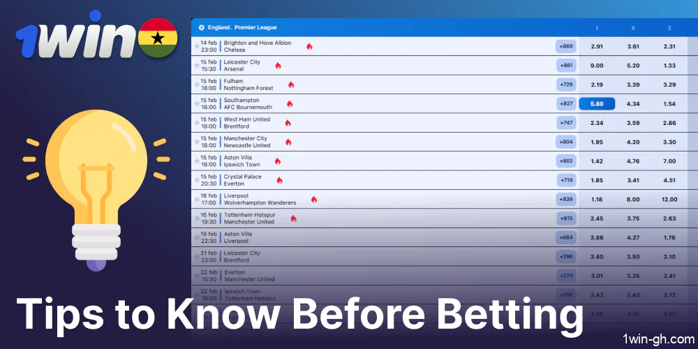 Football betting tips and advice for Ghanaian players